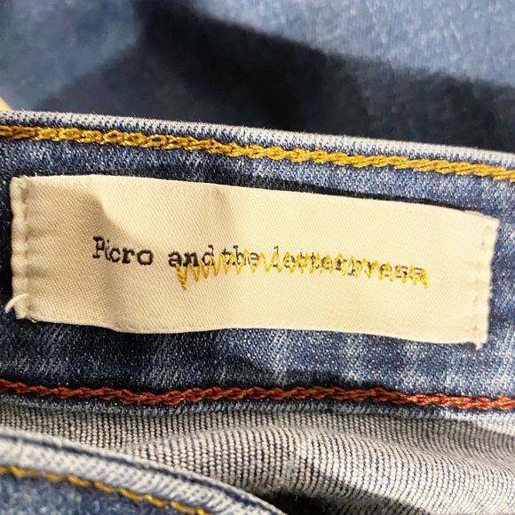 Pilcro & The Letterpress | Superscript Mid Rise Skinny Jeans Sz 24 - Picture 7 of 9